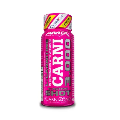CarniShot 3000 Limón 60ml | Amix Nutrición | Disponible en Nutrieliteshop