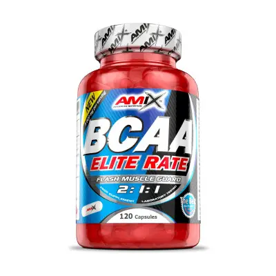 BCAA Elite Rate 120 Capsulas | Amix Nutrición | Disponible en Nutrieliteshop