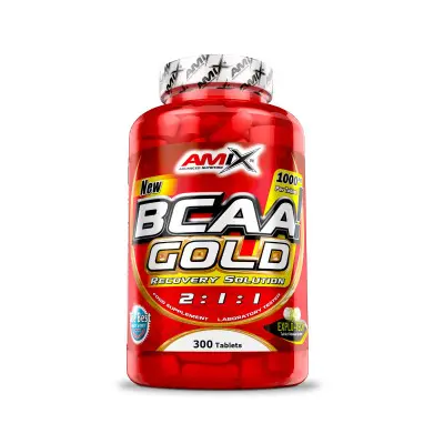 BCAA Gold 2:1:1 300 Tabs | Amix Nutrición | Disponible en Nutrieliteshop