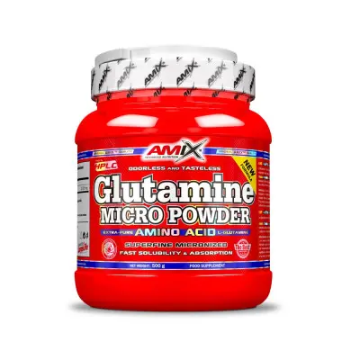 Glutamina 500g | Amix Nutrición | Disponible en Nutrieliteshop