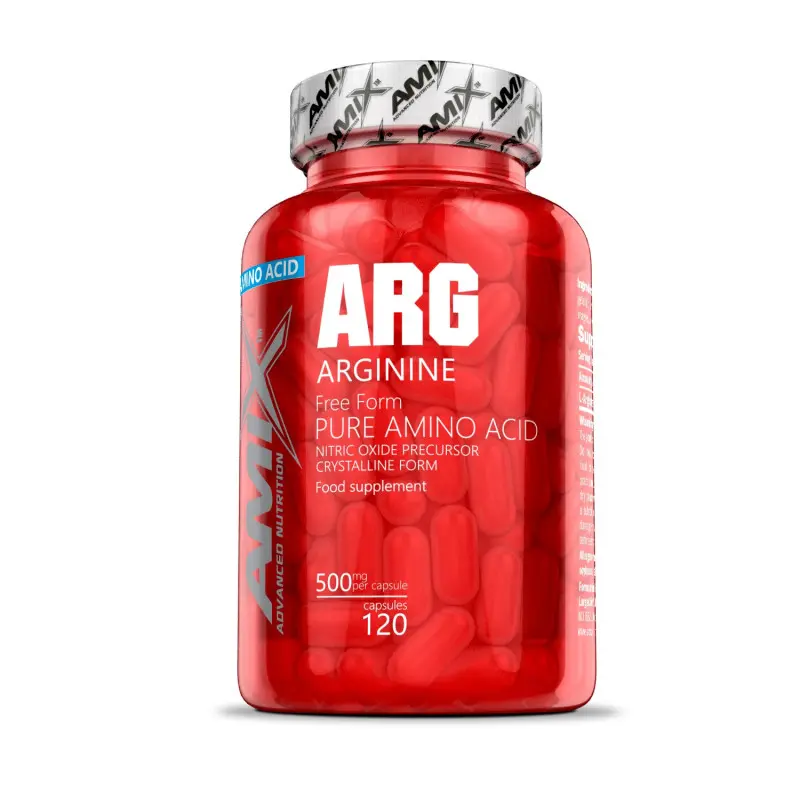 Arginine 120 Capsulas | Amix Nutrición | Disponible en Nutrieliteshop Arginine 120 Capsulas | Amix Nutrición | Disponible en Nutrieliteshop