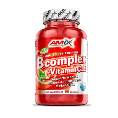 B Complex + Vitamin C&E 90 Capulas | Amix Nutrición | Disponible en Nutrieliteshop