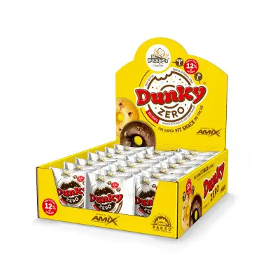 Expositor Dunky Zero Triple Chocolate 20 Unidades | Mr. Poppers | Disponible en Nutrieliteshop